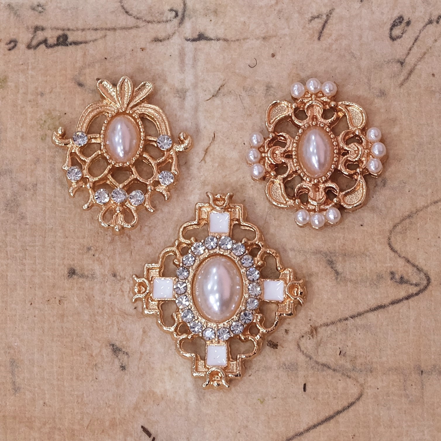 3er Set Schmuckornamente "Mix"
