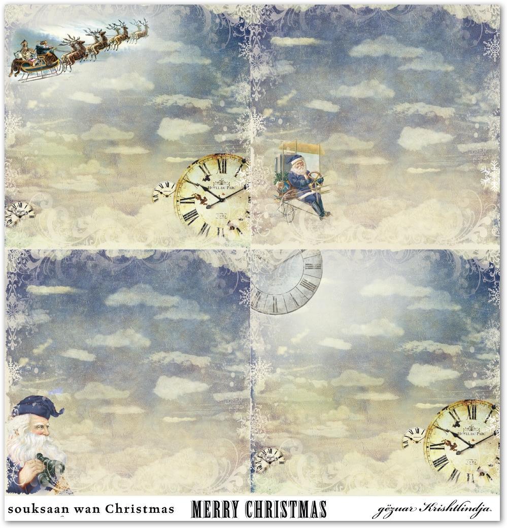 Designpapier "Santa Claus" 2