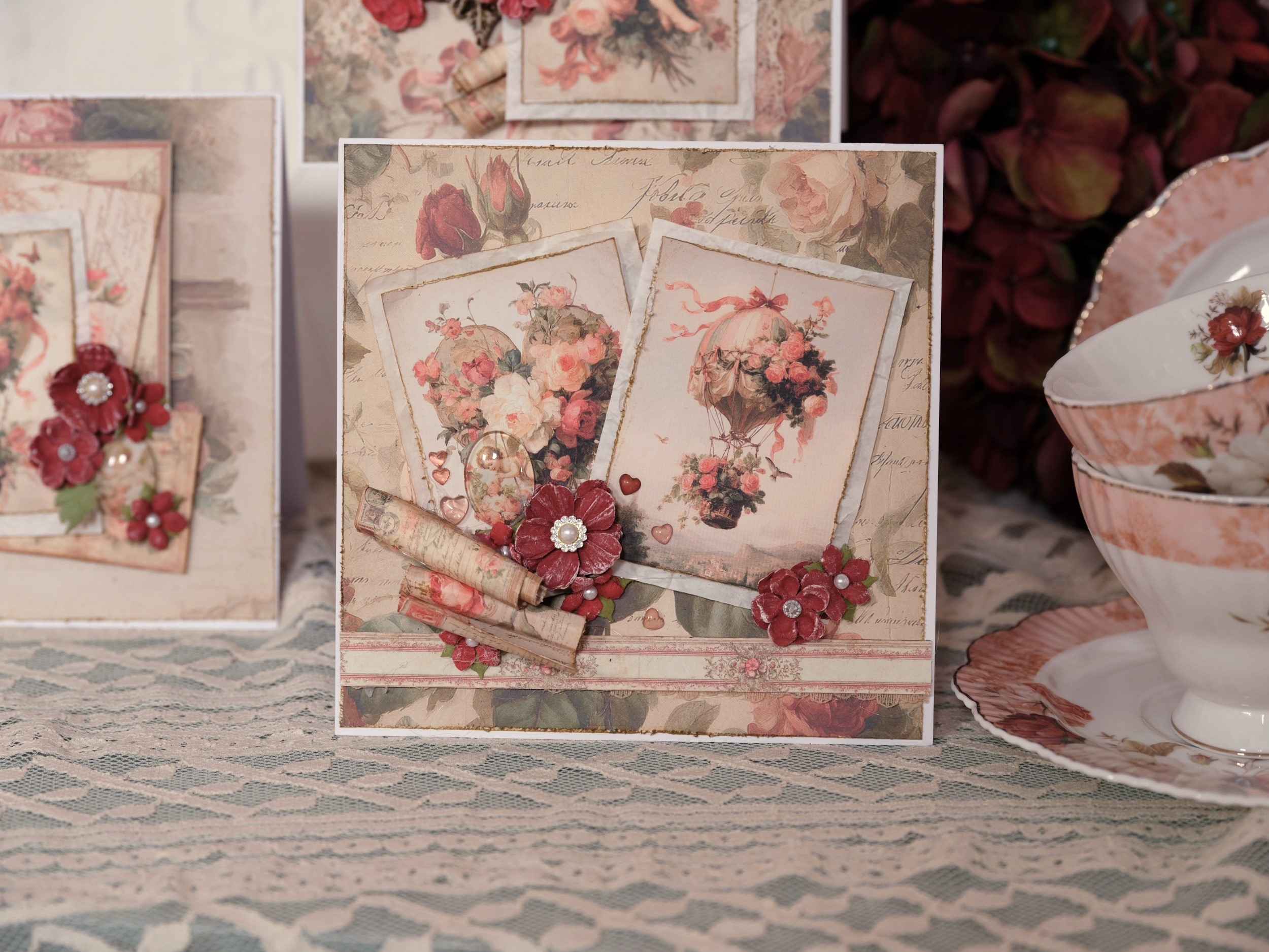 Designpapier "Roses" 1