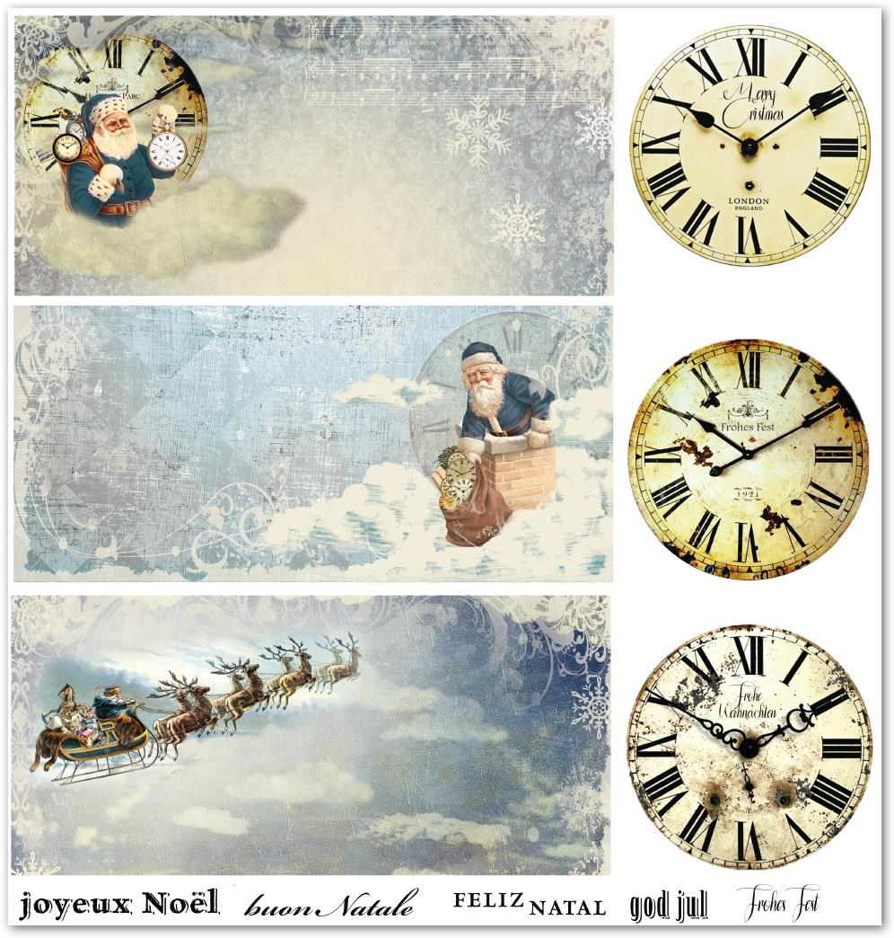 Designpapier "Santa Claus" 3