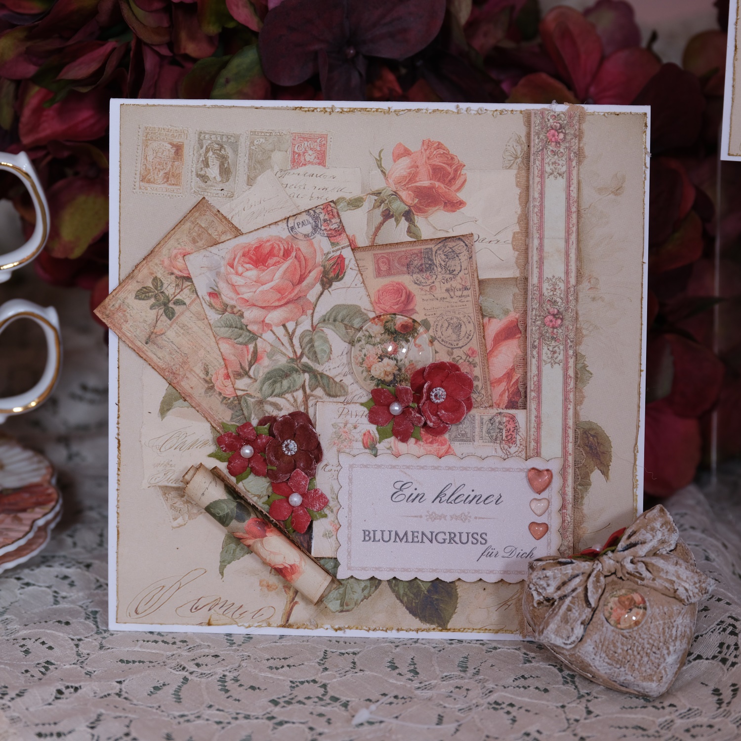 Designpapier "Roses" 1
