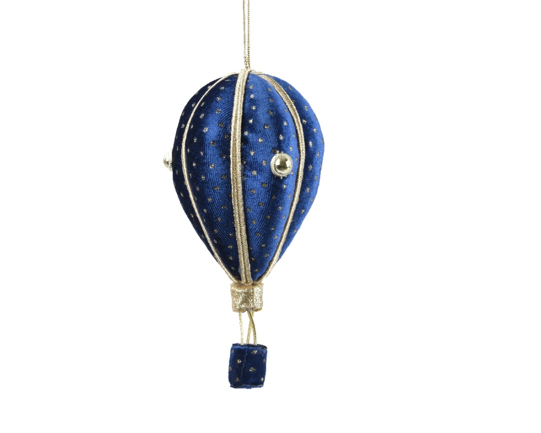 Ballon aus Samt – Blau – 16 cm K708931