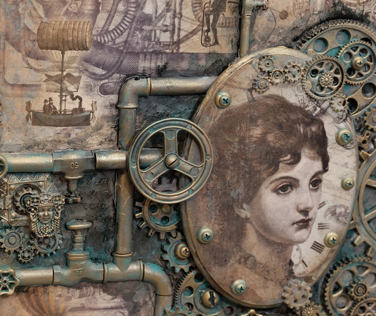 Reispapier Set Steampunk