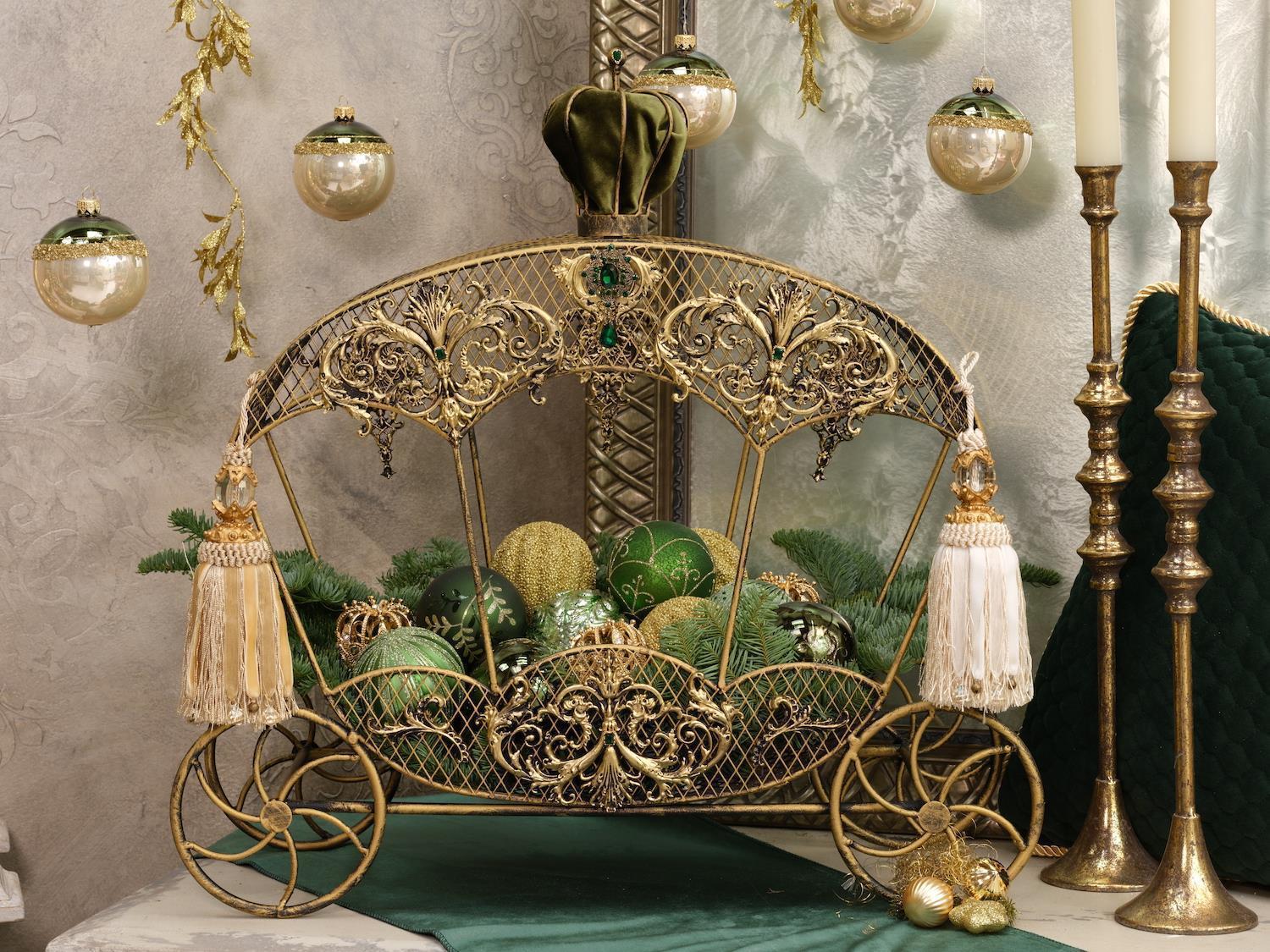 Goldglitter-Kugel K740047