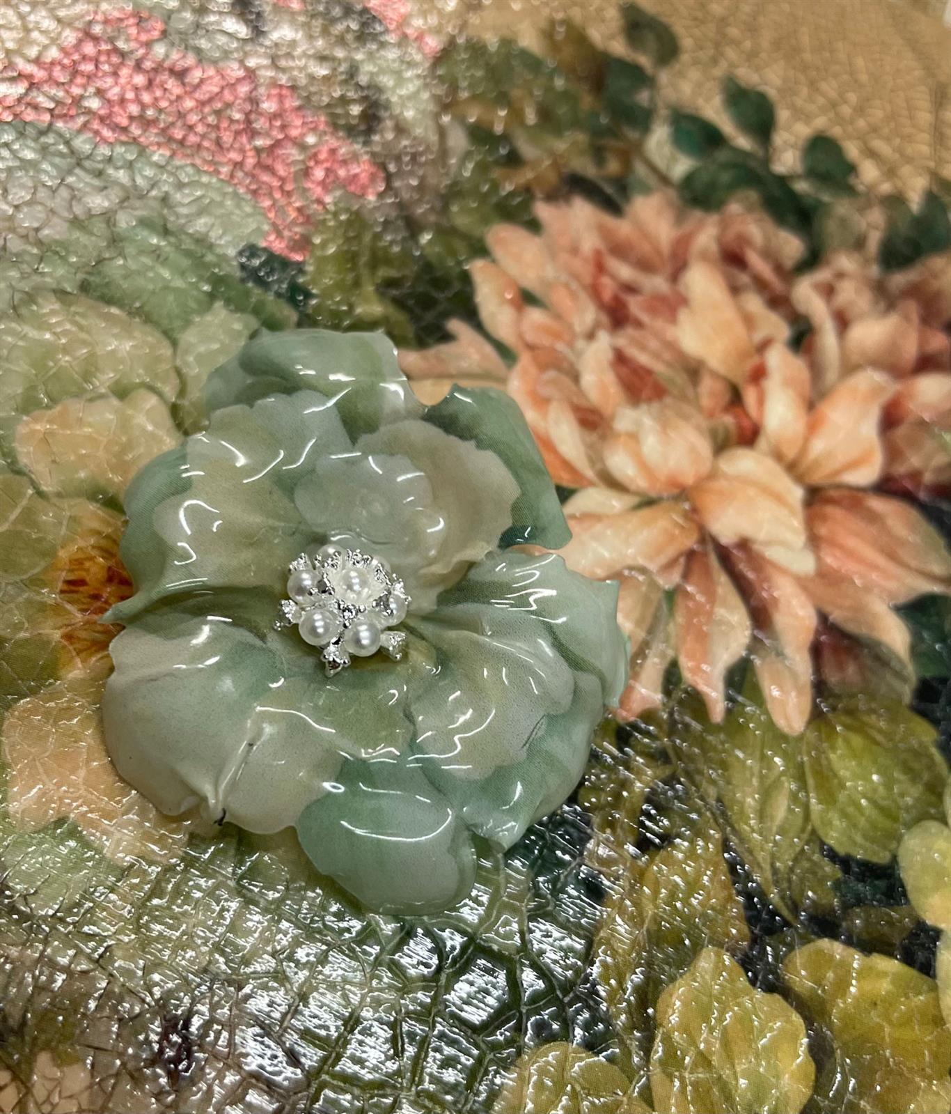 5 Schmuckornamente klein Silber