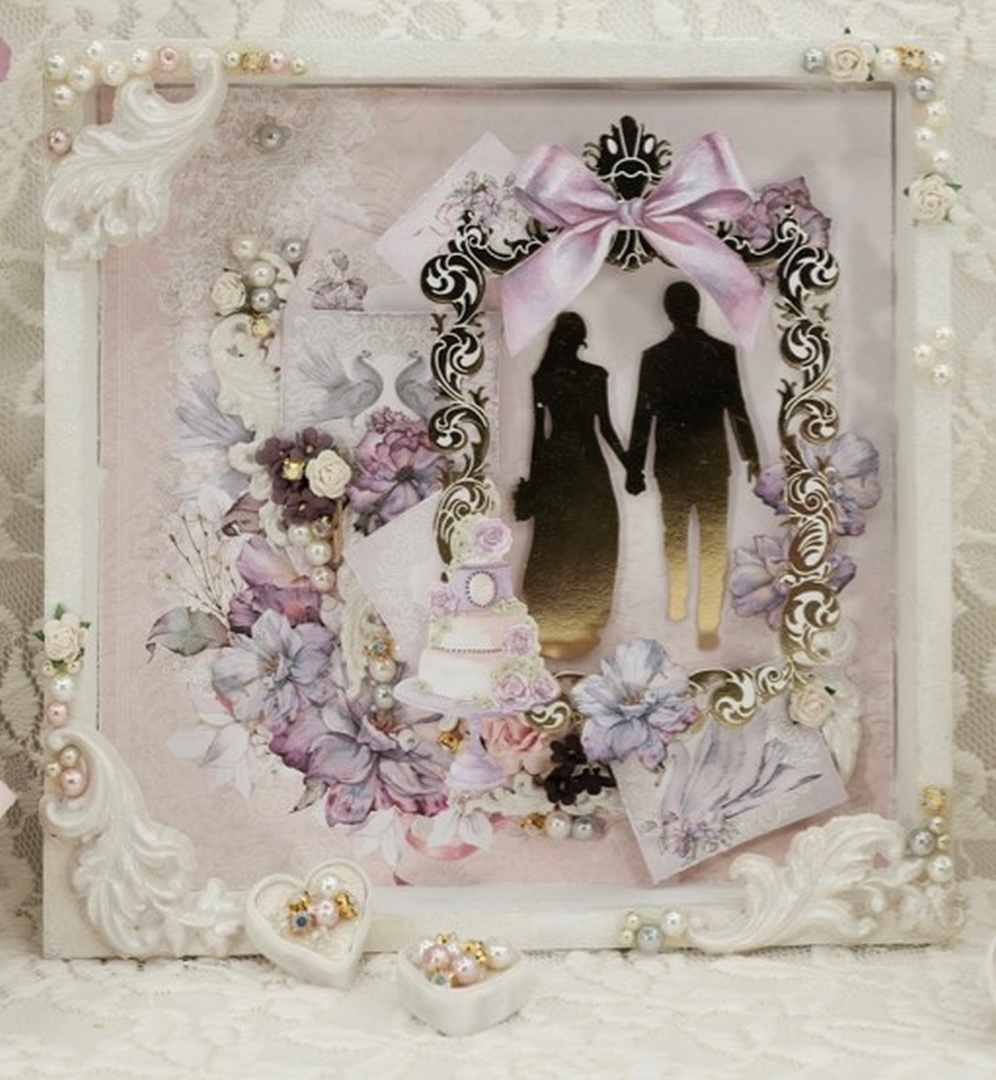 Gelaserte Elemente "Hochzeit"
