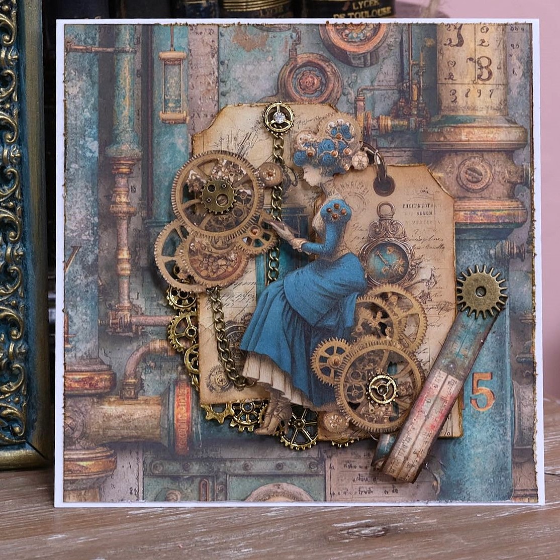 Designpapier "Edison/Steampunk" 1