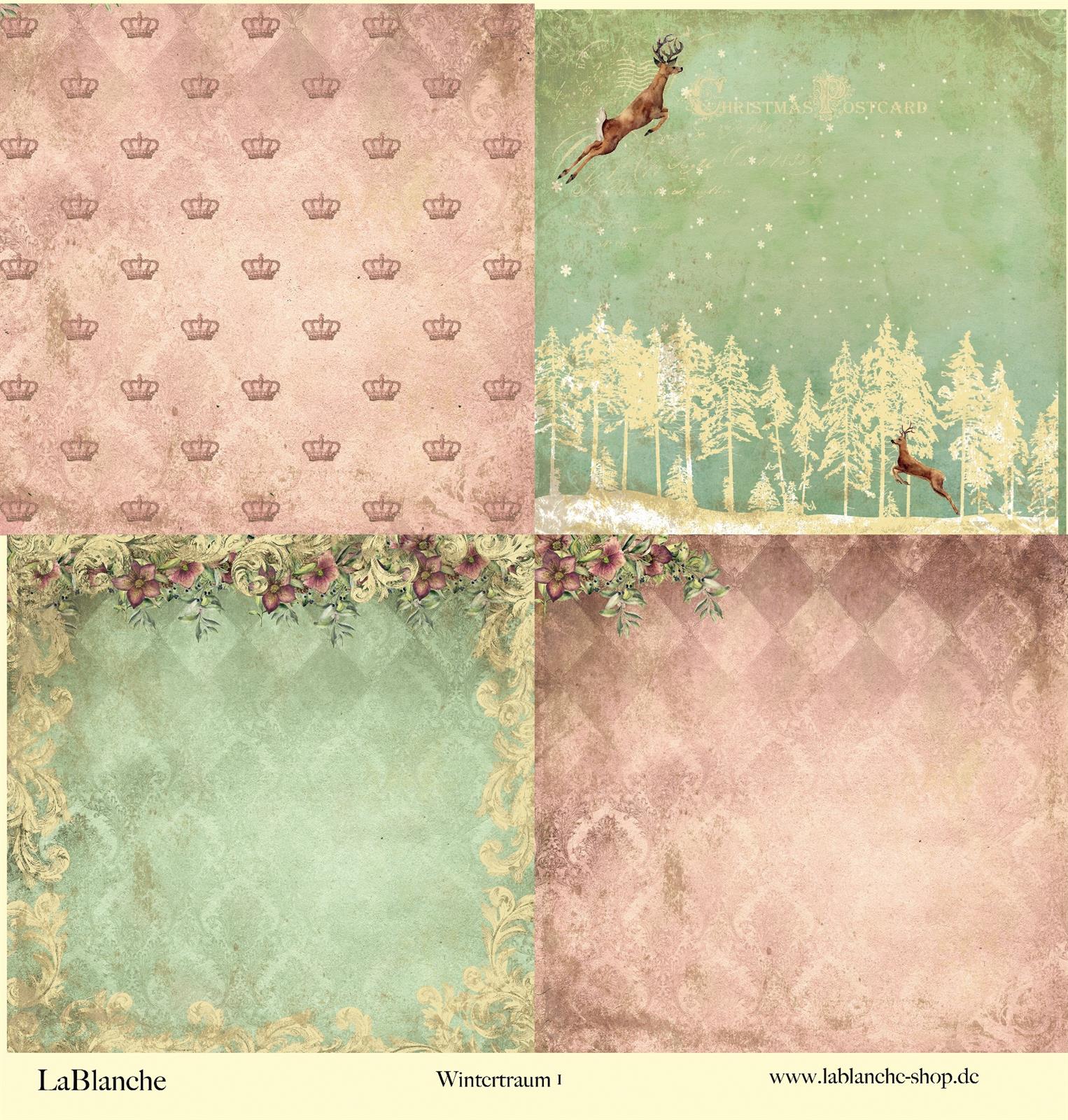 Designpapier "Wintertraum" 1