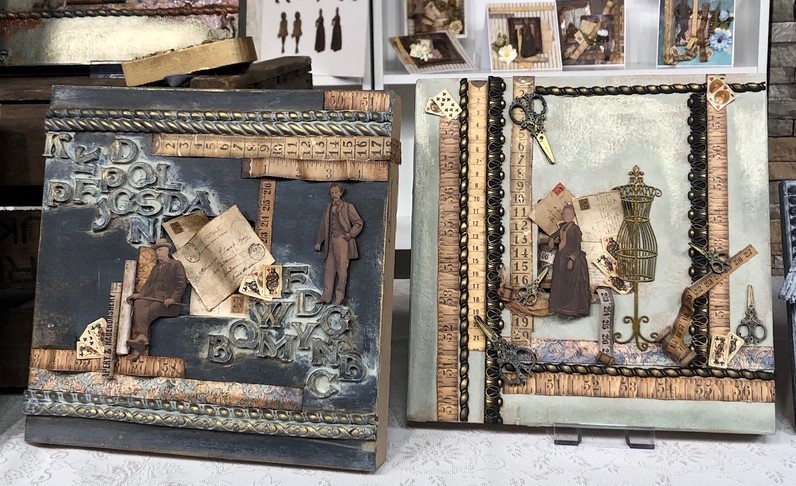 3D Chipboards "Grunge" - 22 Teile