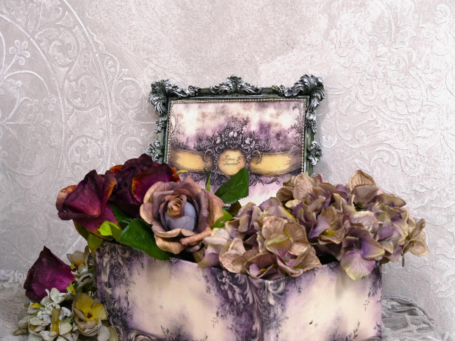 Decoupagepapier "Vintage Background" 4 LBD479