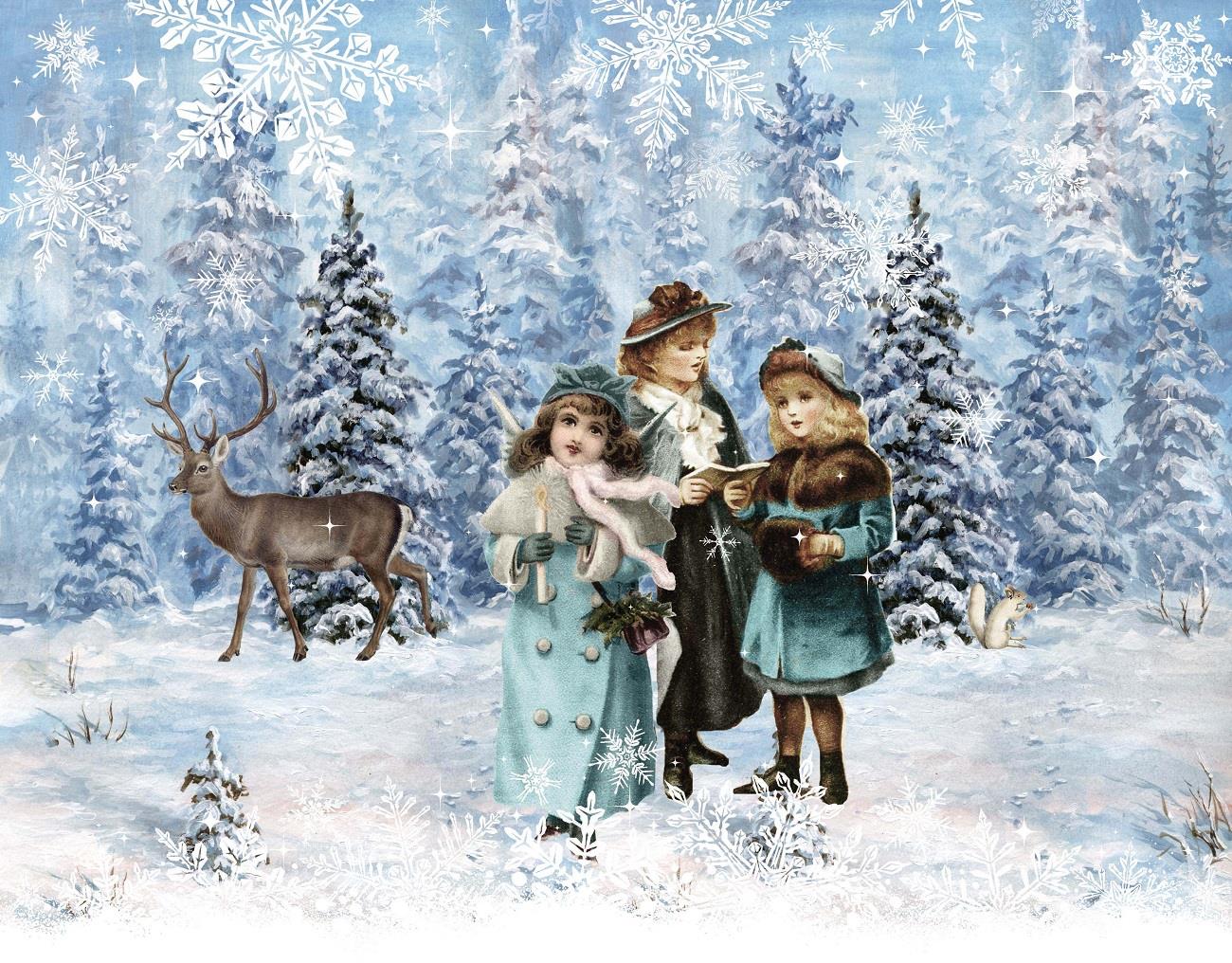 Schrumpfbanderole "Winterwonderland" 1