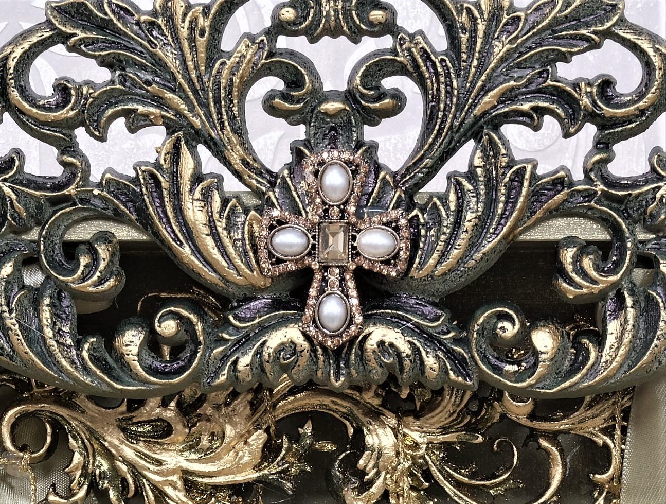 Glasstein Schmuckornament 16