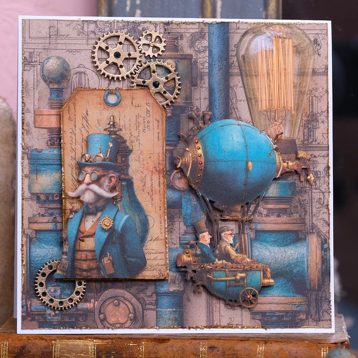 Designpapier "Edison/Steampunk" 4
