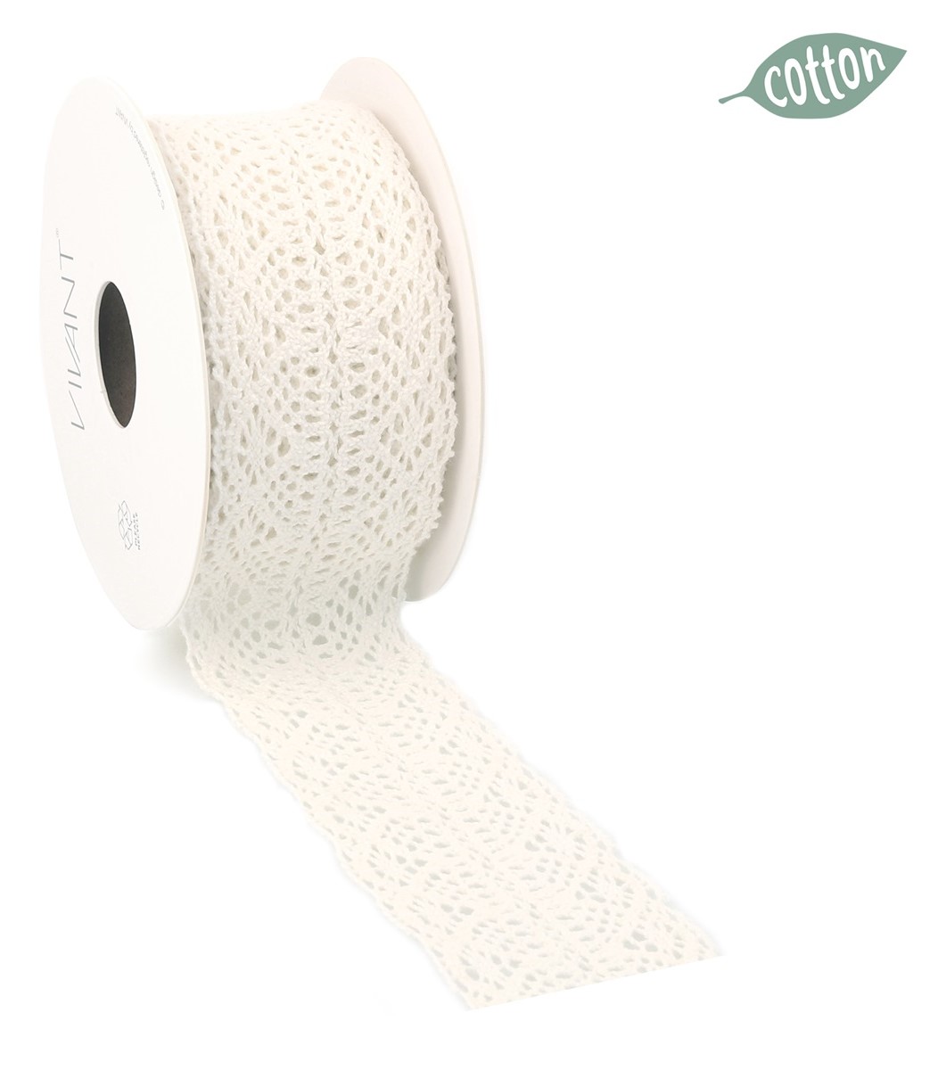 Spitzenband "Comtesse" - weiß / V4229.0746.08