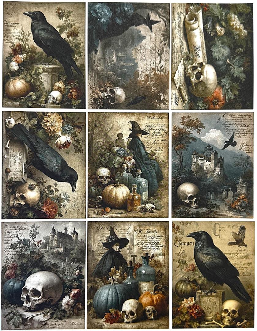 Natural Papier "Halloween 25" - Bilder