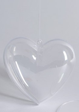 Acryl Herz 2-teilig - 10cm KCUO10