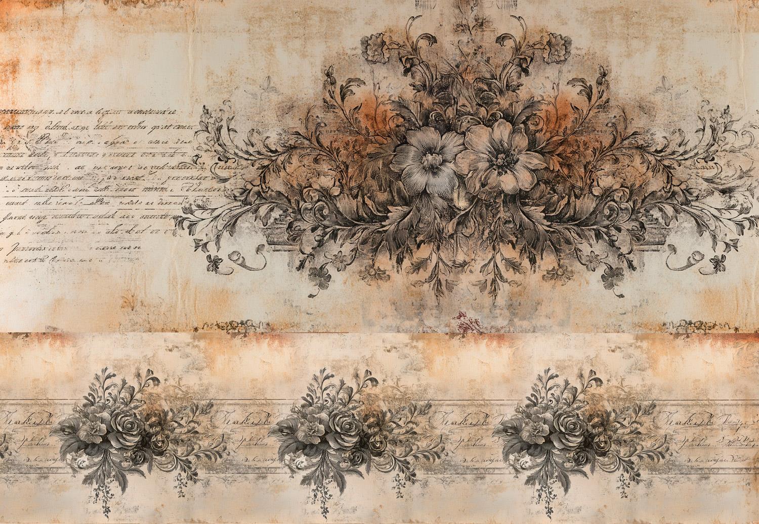 Decoupagepapier "Vintage Background" 2 LBD477