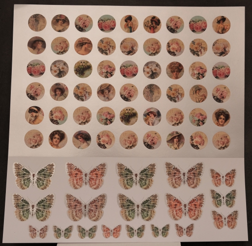 Designpapier mit Silberdruck 10