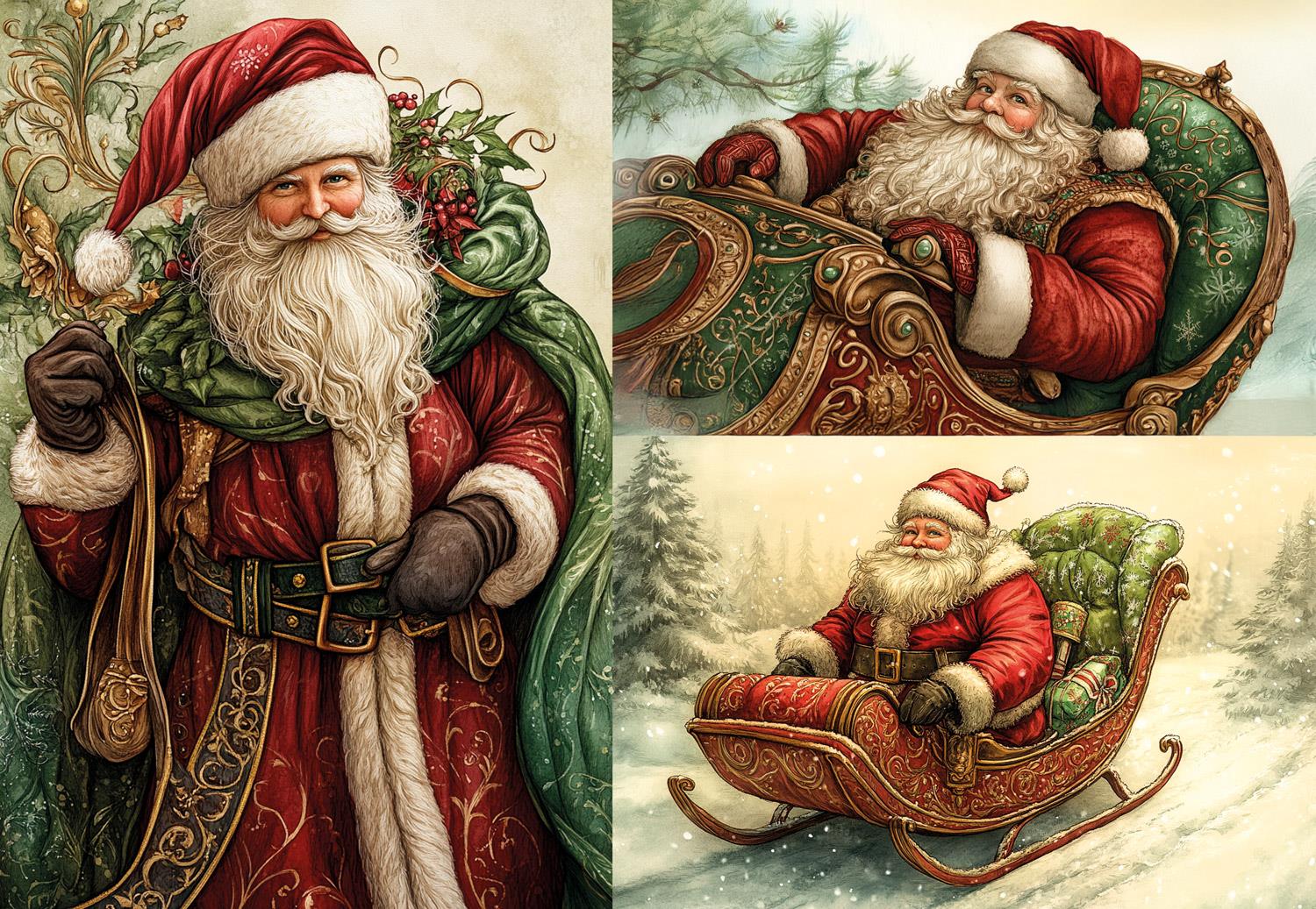 Decoupagepapier "Weihnachten 2025" 3 LBD486
