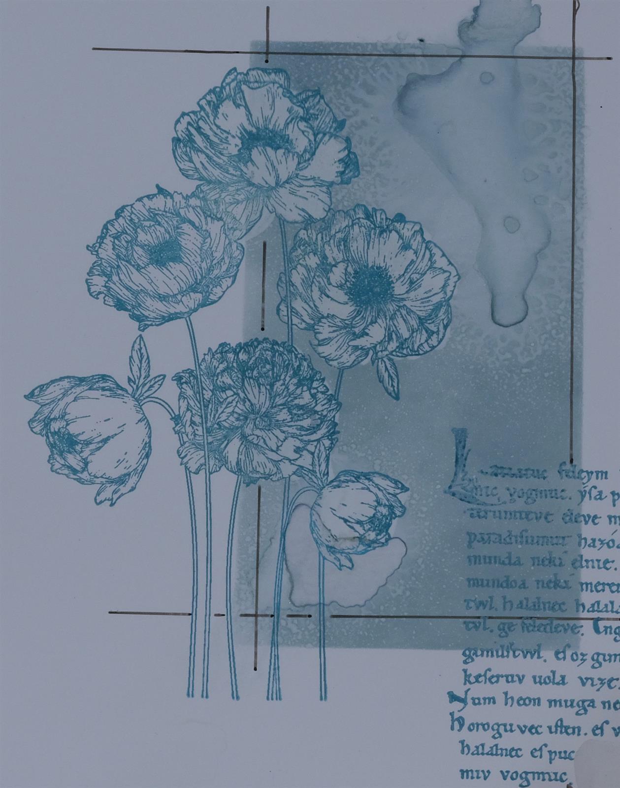 Stempel "Mohnblüten"