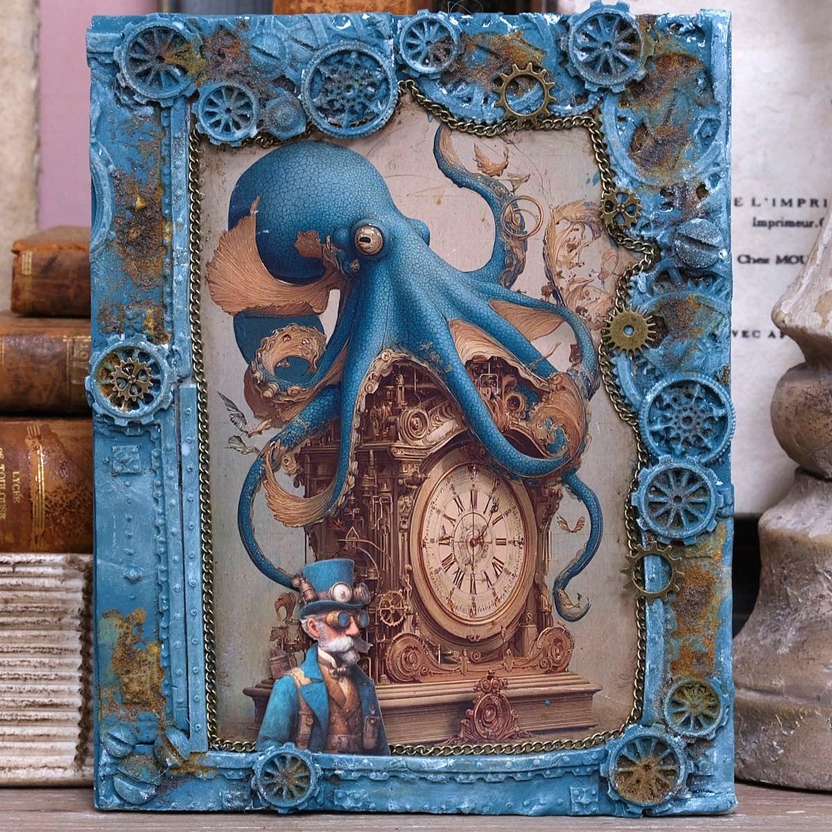 Gemischte Steampunk Zahnräder (50gr.) - Zahnräder, Ornamente und vieles mehr