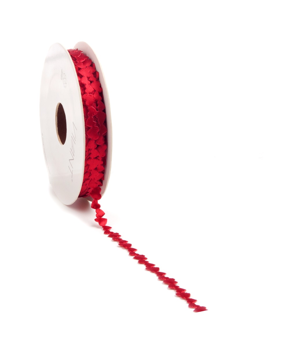 Dekoband "LUV" schmal 10m - Rot V3311.1008.20
